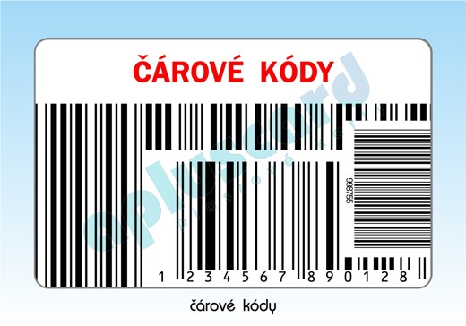 karta s čárovým kódem